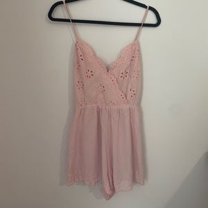 Pink Mi Ami Tie-back Romper